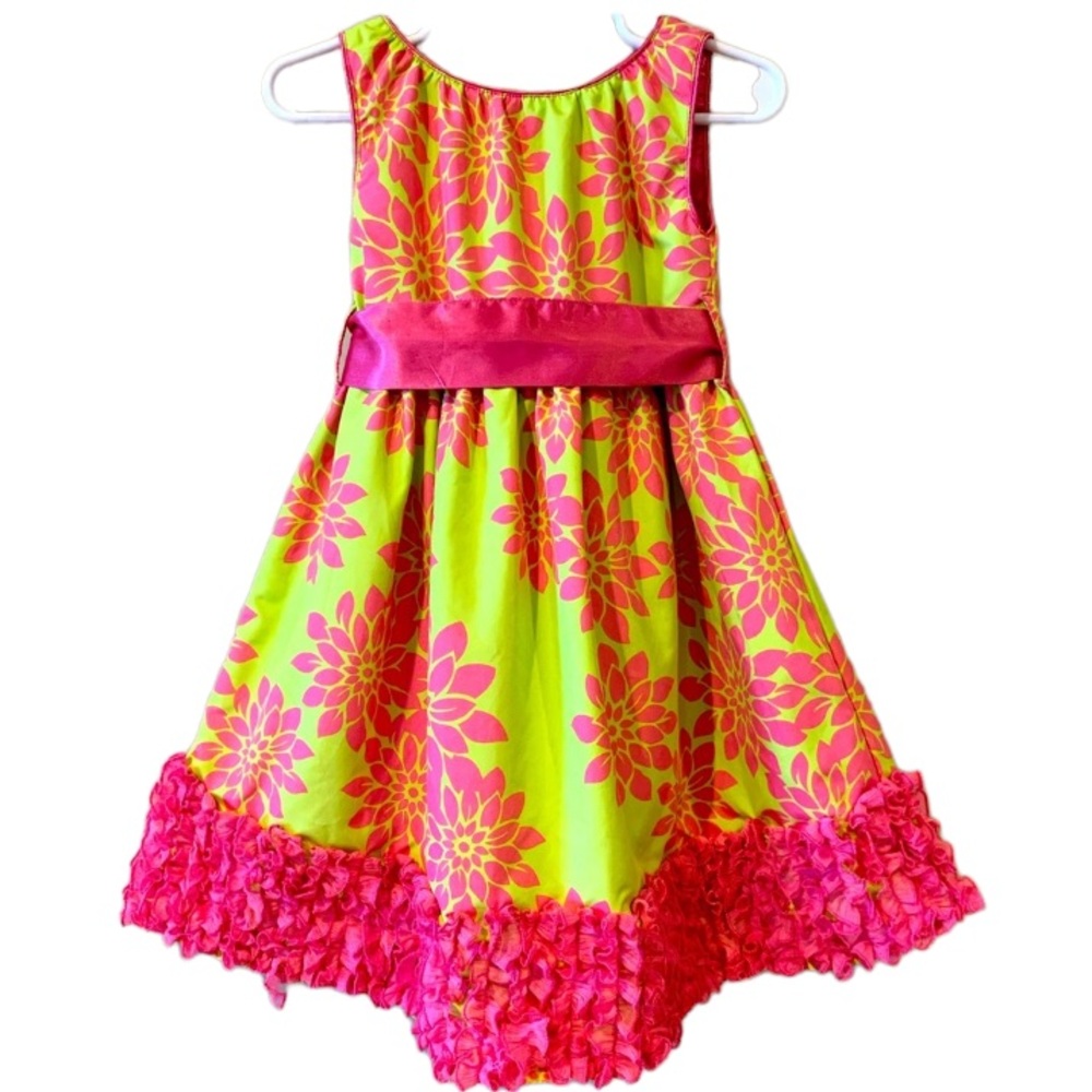 3/$25 TRISH SCULLY Toddler Girl Pink Pleated Dress